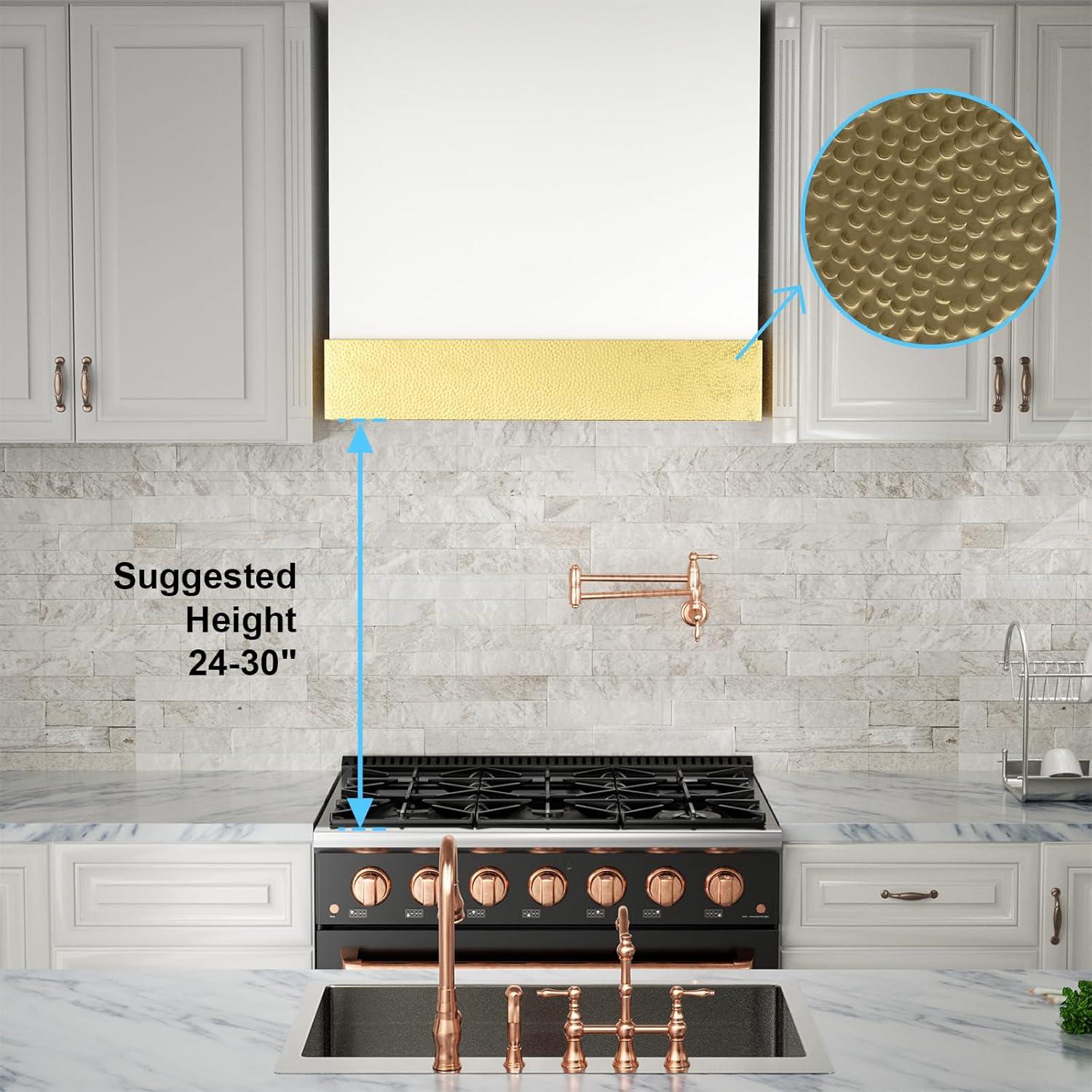 Akicon Akicon 36" Stainless Steel 600 CFM Ducted (Vented) Wall Mounted Required Range Hood AK-HS36HB-SWG