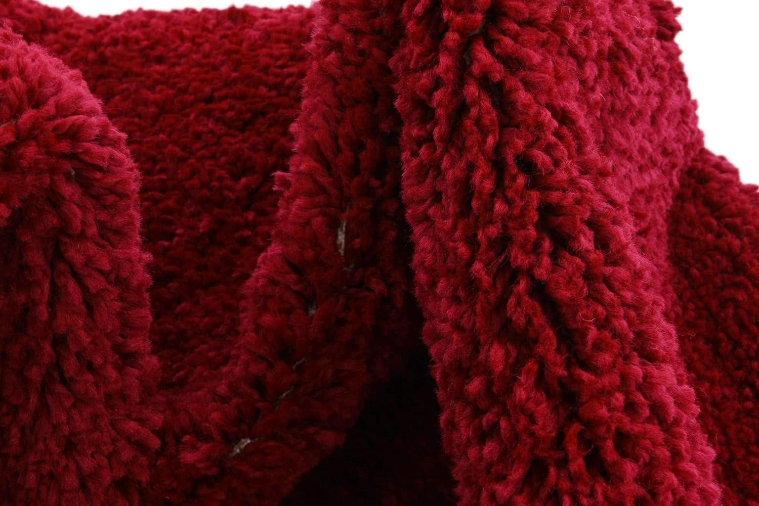 Unique Loom 6' 0 x 6' 0 Solo Calabasas Red Area Rug