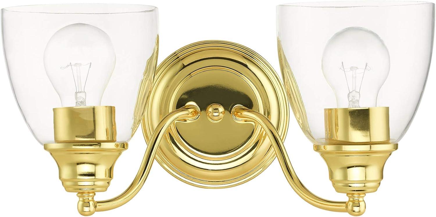 Livex Lighting Montgomery 2 - Light Vanity in  Polished Brass