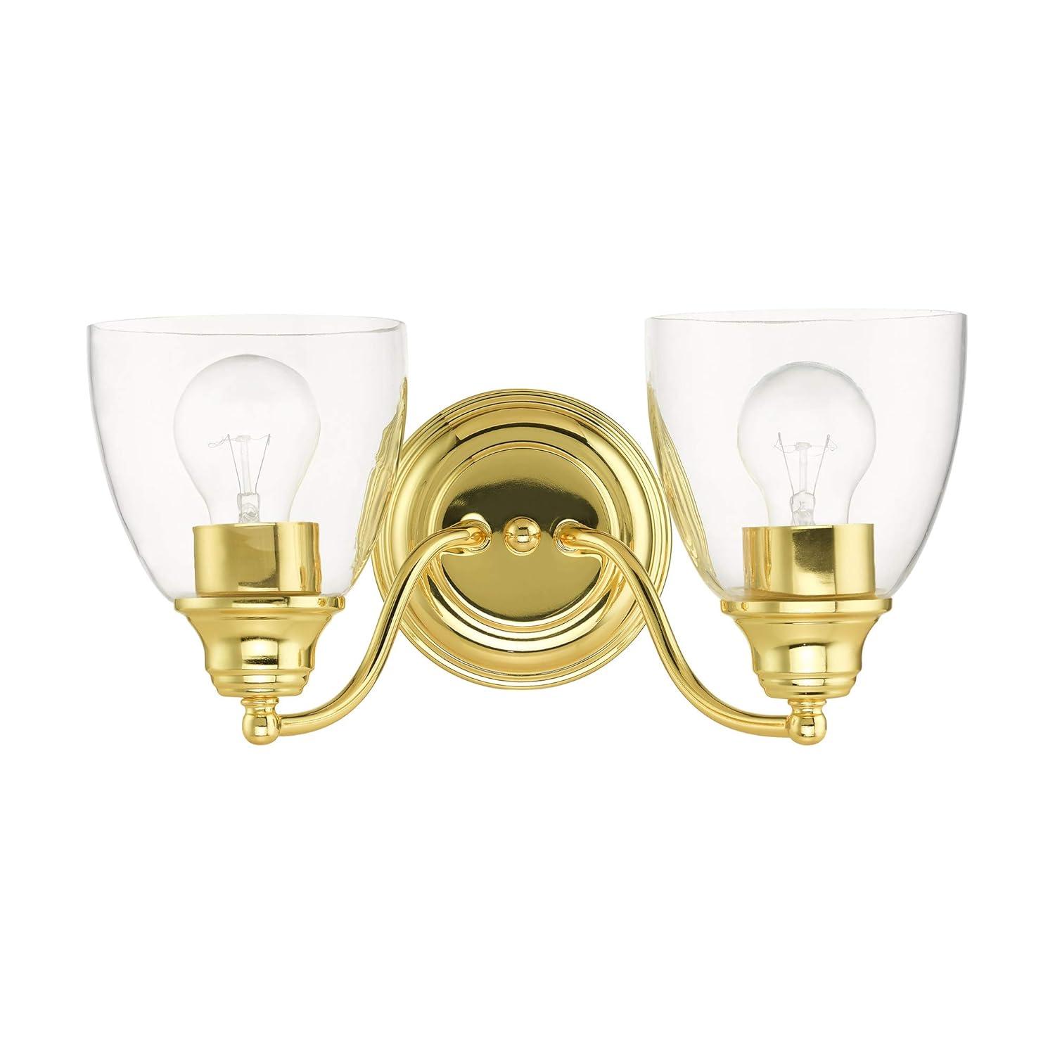 Livex Lighting Montgomery 2 - Light Vanity in  Polished Brass