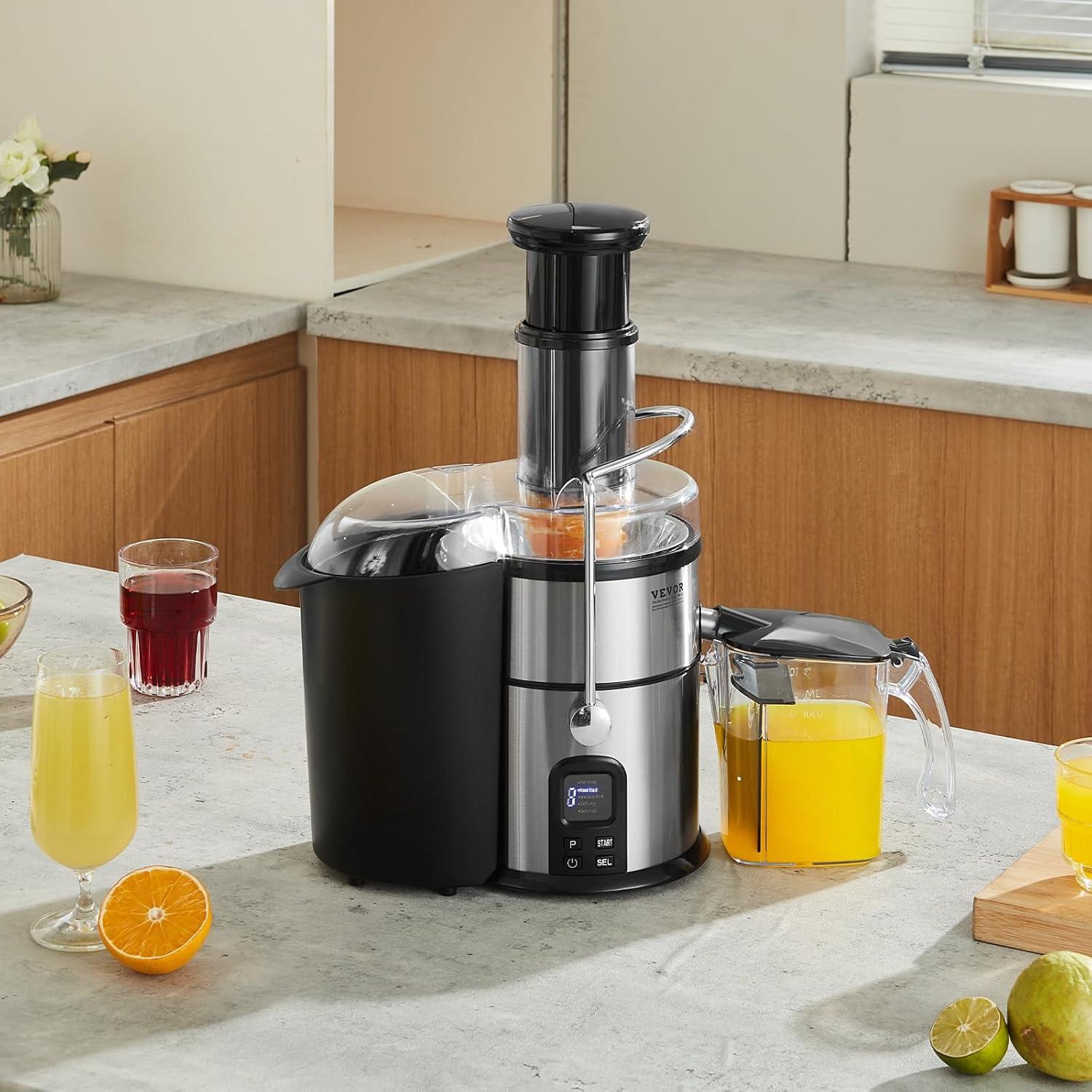 Vevor  850W Juicer Machine - Motor Centrifugal Juice Extractor - Easy Clean Centrifugal Juicers - Big Mouth Large 3 in. Feed Chute