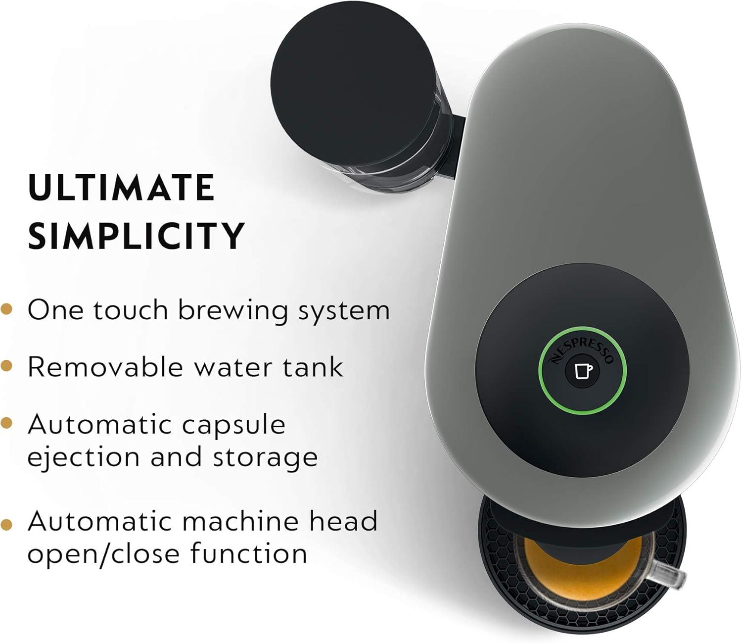 Nespresso ® by De'Longhi ® Grey VertuoPlus Coffee and Espresso Machine