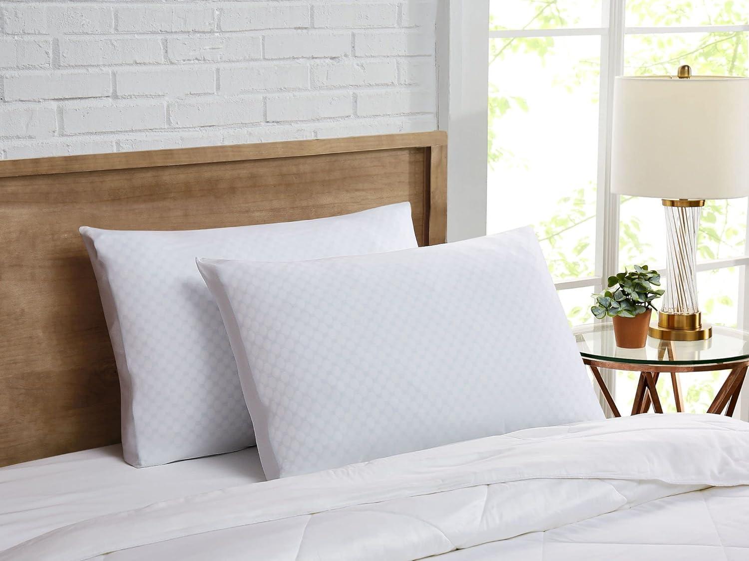 Coldest Bamboo King Pillowcases- Washable Cover Best for Breathable Cool Sleep Relief While Sleeping -Premium (Travel, White)