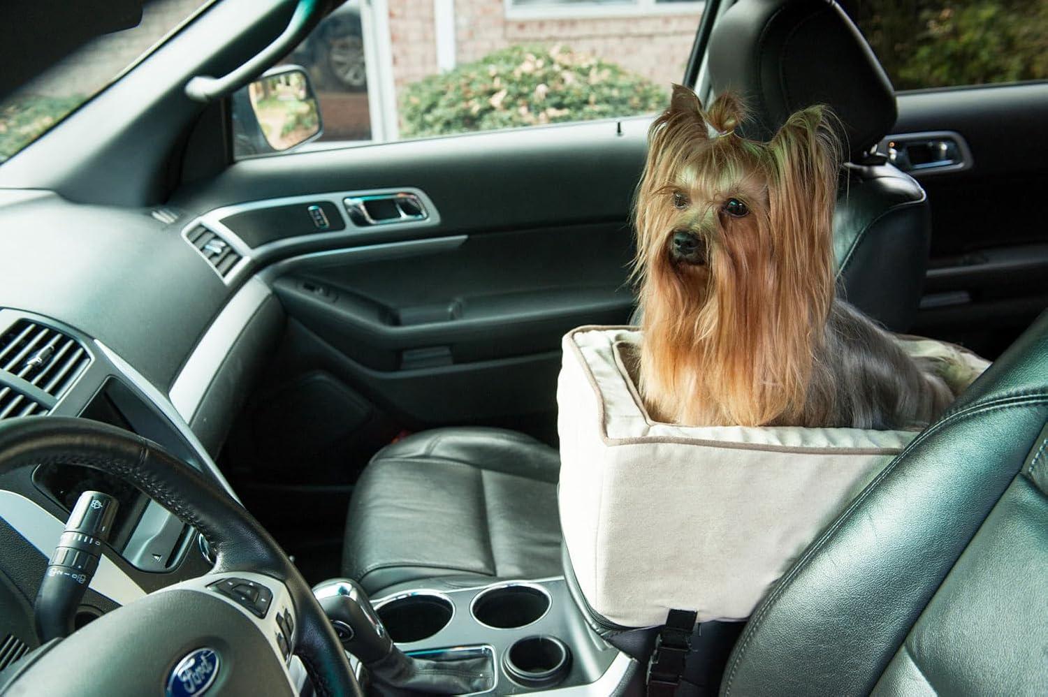 Snoozer Pet Products Luxury Microsuede Lookout Console Dog Car Seat