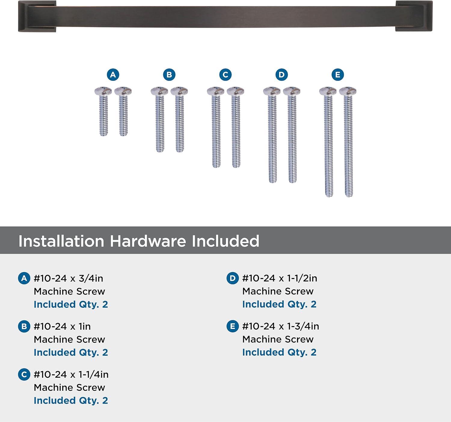 Oil Rubbed Bronze 18'' Appliance Pull with Mounting Hardware