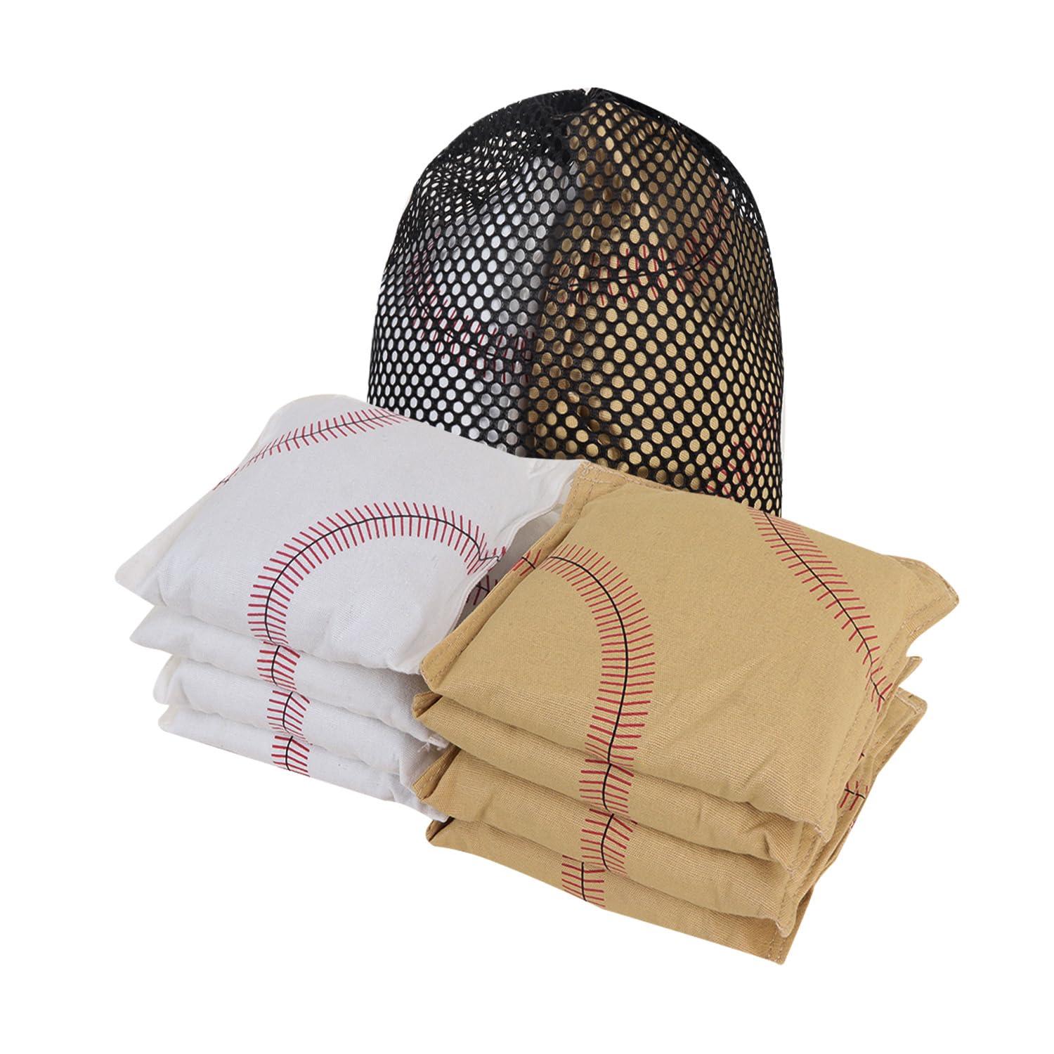 GSE Games & Sports Expert Regulation Size and Weight Cornhole Bean Bags for Cornhole Board Toss Game (Set of 8)