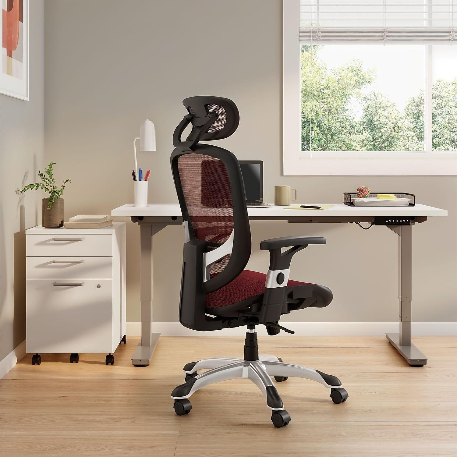 Task Mesh Chair, Maroon