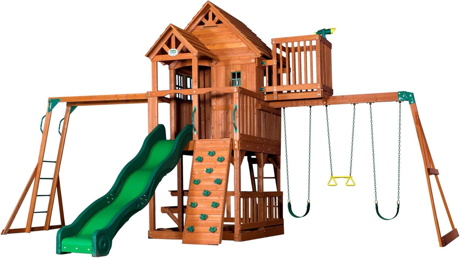 Backyard Discovery Skyfort II Swing Set