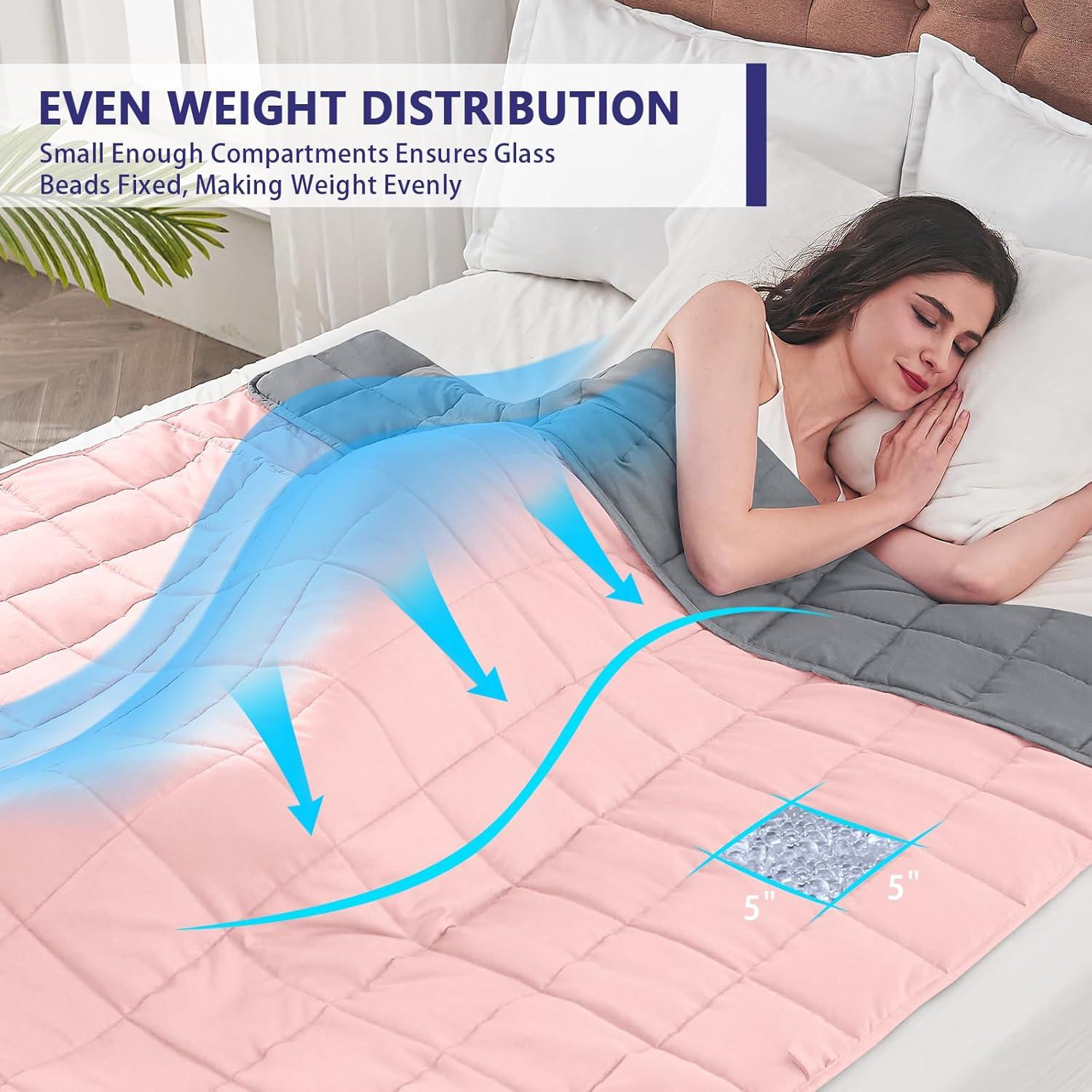 Ella Jayne Home Reversible Weighted Anti-Anxiety Blanket