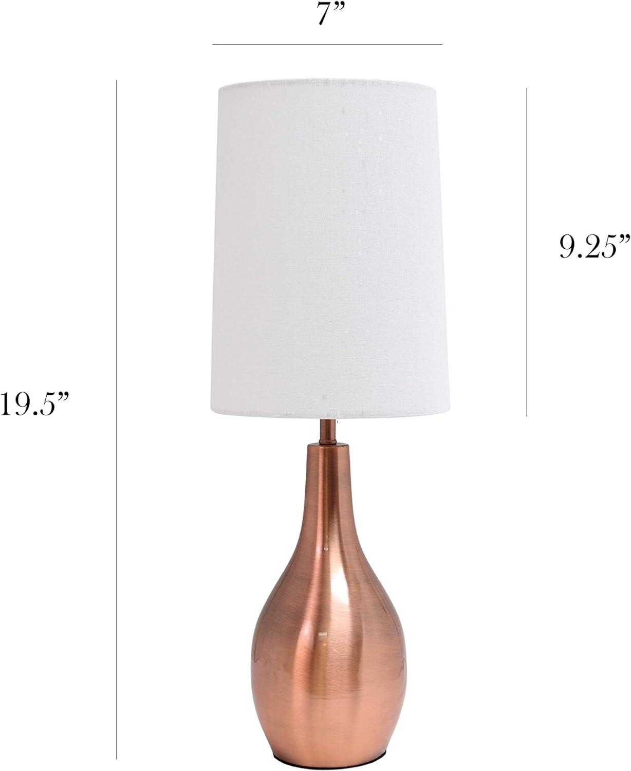 1 Light Tear Drop Table Lamp - Simple Designs