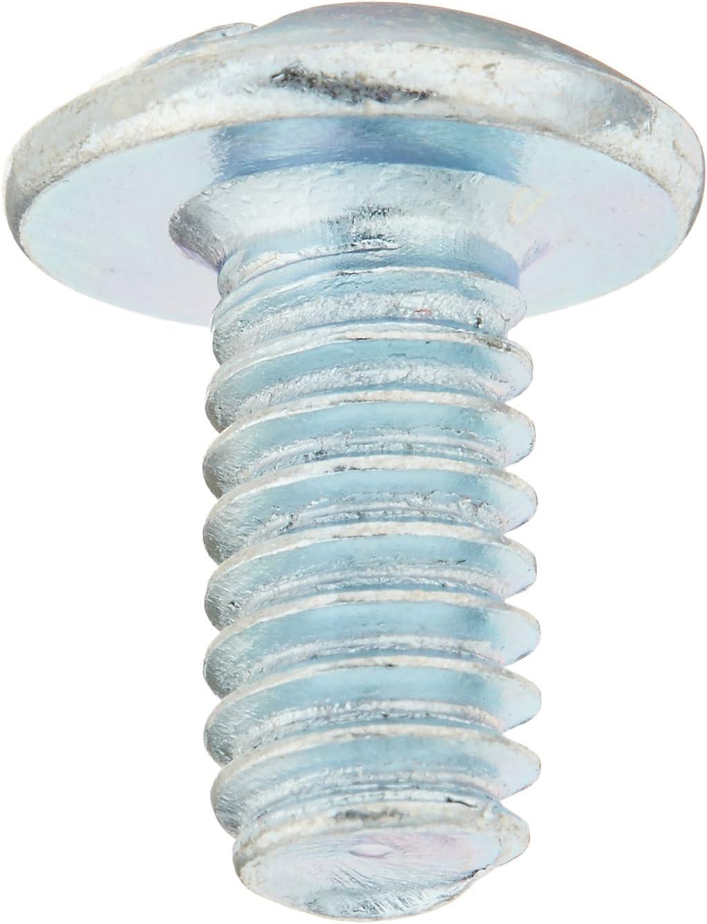 1/4"-20 x 1/2" Zinc Plated Steel Coarse Thread Combo Truss Head Machine Screws MSTS-212