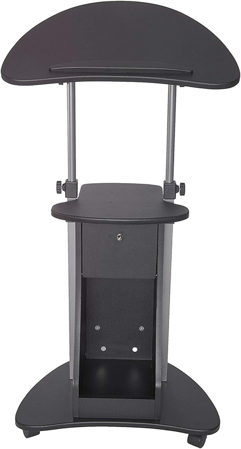 Red Barrel Studio® Mobile Medical Laptop Computer Cart, , Adjustable Height, B005