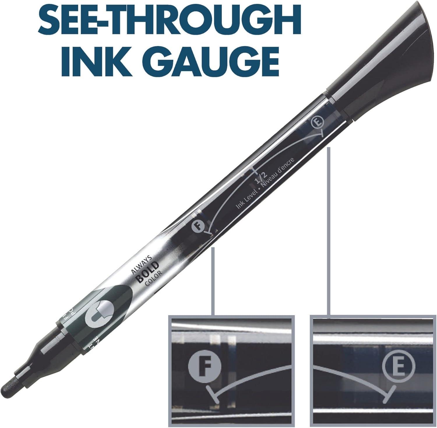 Quartet Dry Erase Markers, Whiteboard Markers, Chisel Tip, EnduraGlide, White Board Dry Erase Pens for Teachers, Home, School & Office Supplies, Assorted Colors, 12 Pack (5001-18MA)