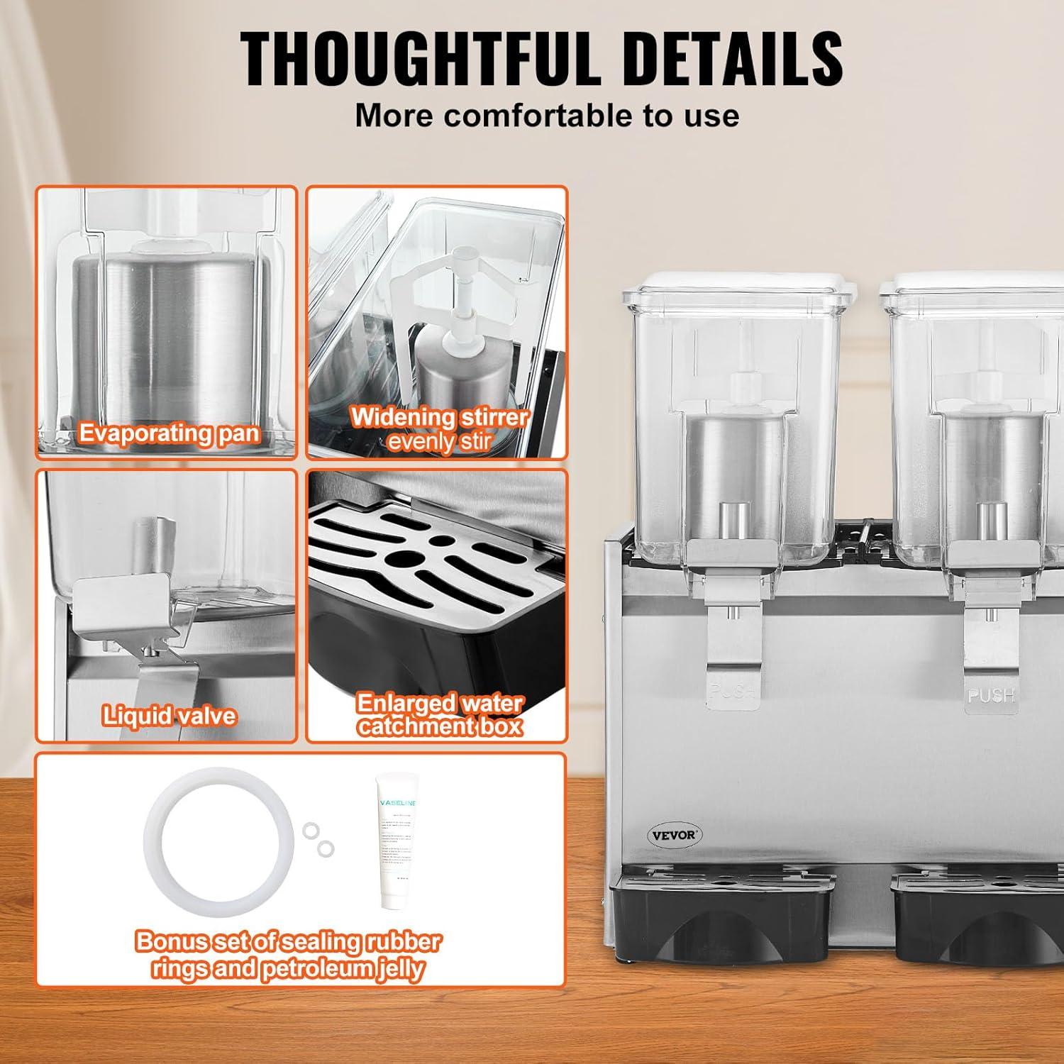 VEVOR VEVOR 20'' W Countertop 0.86 Cubic Feet Beverage Cooler