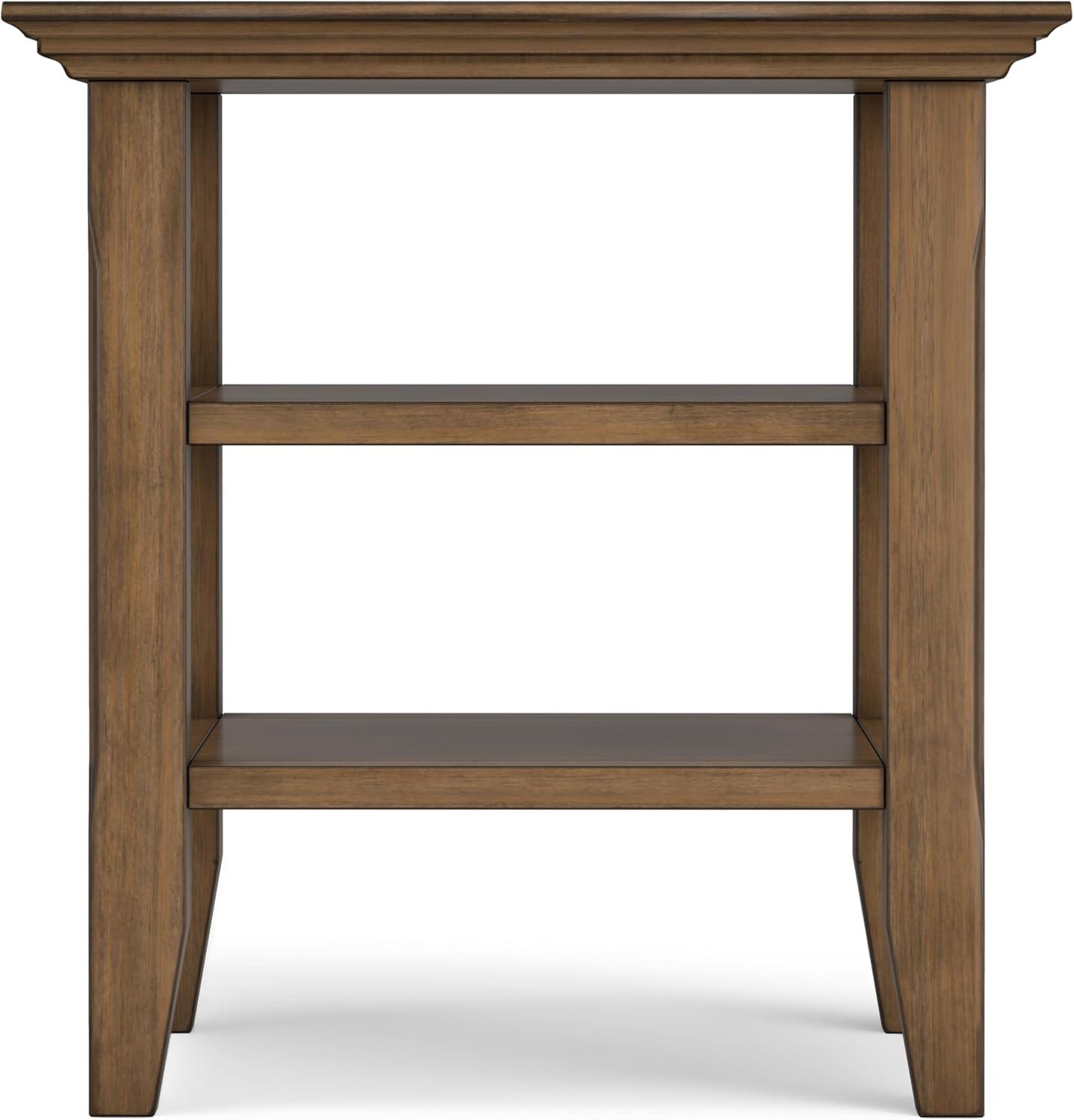 Lark Manor™ Solid Wood Transitional Table with Open Shelves