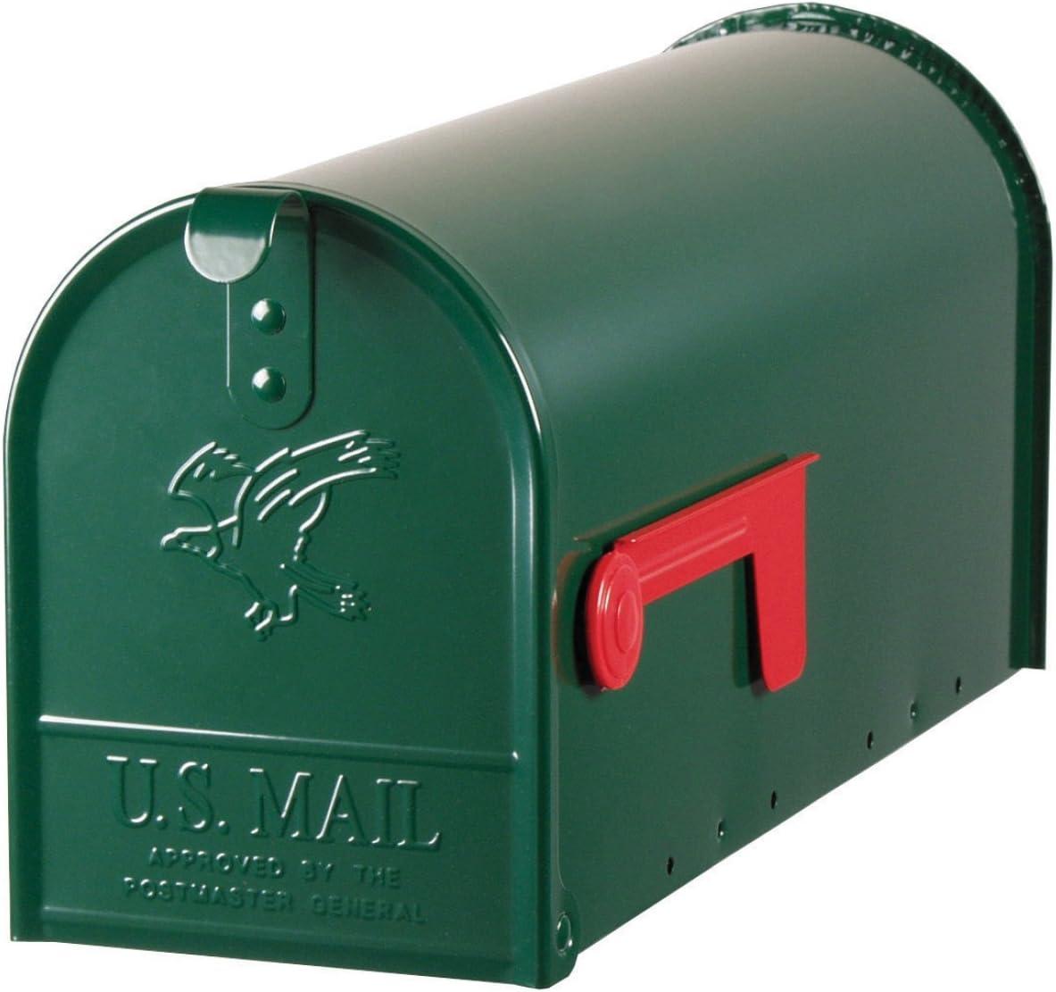 Gibraltar Mailboxes Elite E1100G00 Mailbox, 800 cu-in Capacity, Galvanized Steel, Powder-Coated