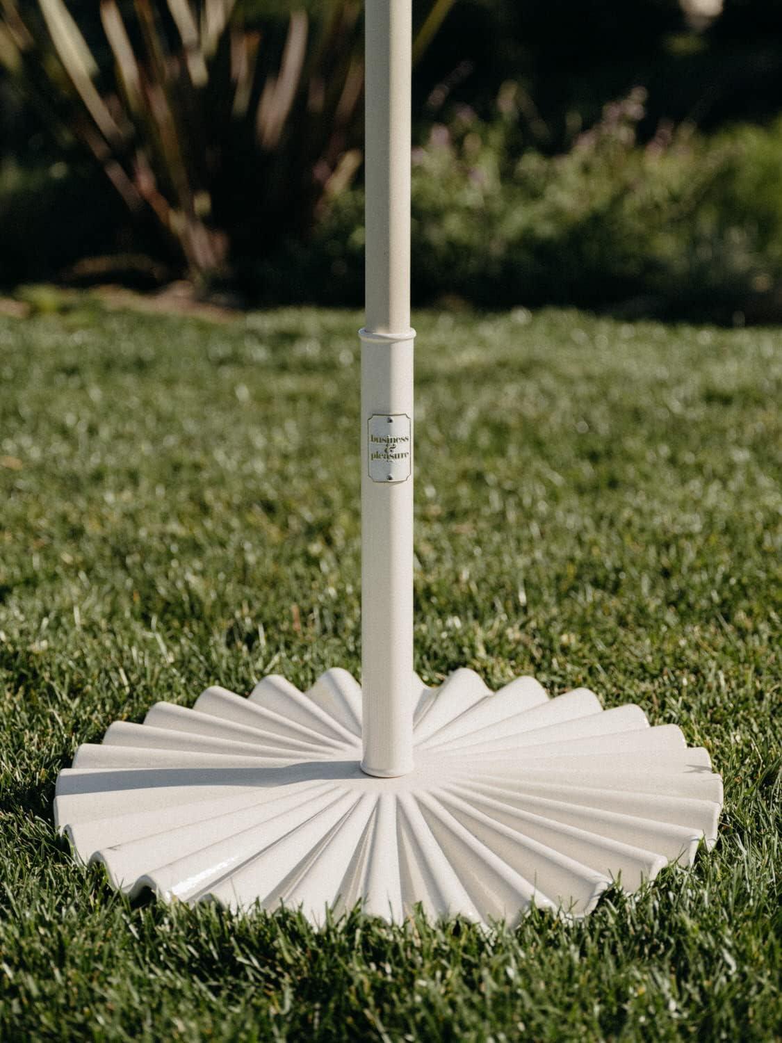 Clamshell Umbrella Base by Business & Pleasure Co. - White