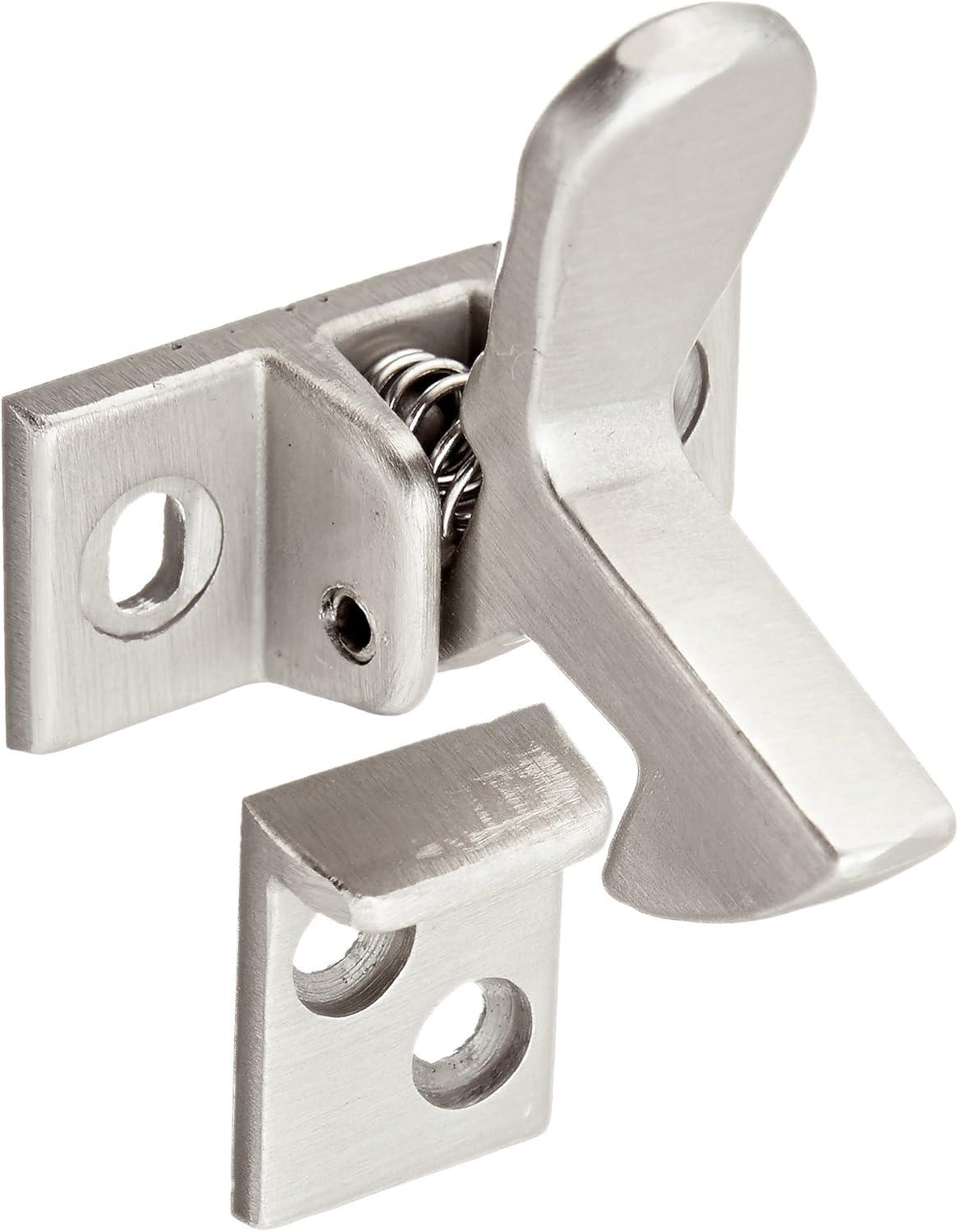 Satin Nickel Plated Aluminum Cabinet Door Elbow Catch