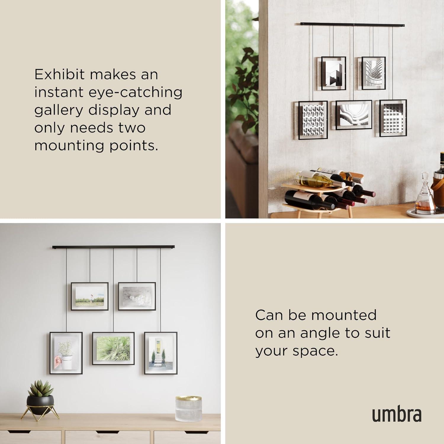 Umbra Exhibit 5-Photo Wall Hanging Picture Frames