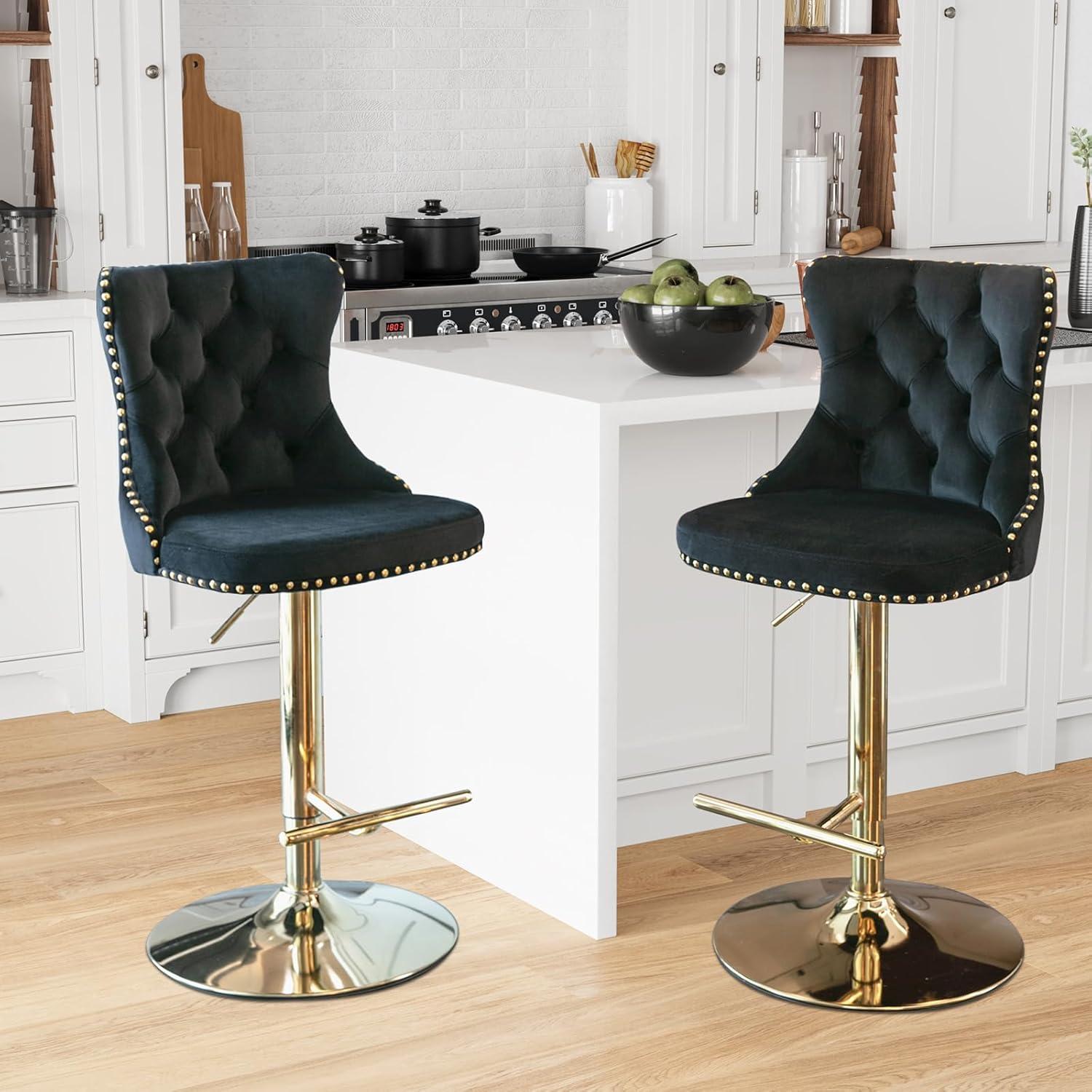 360°Swivel Adjustable Counter Height Bar Stools