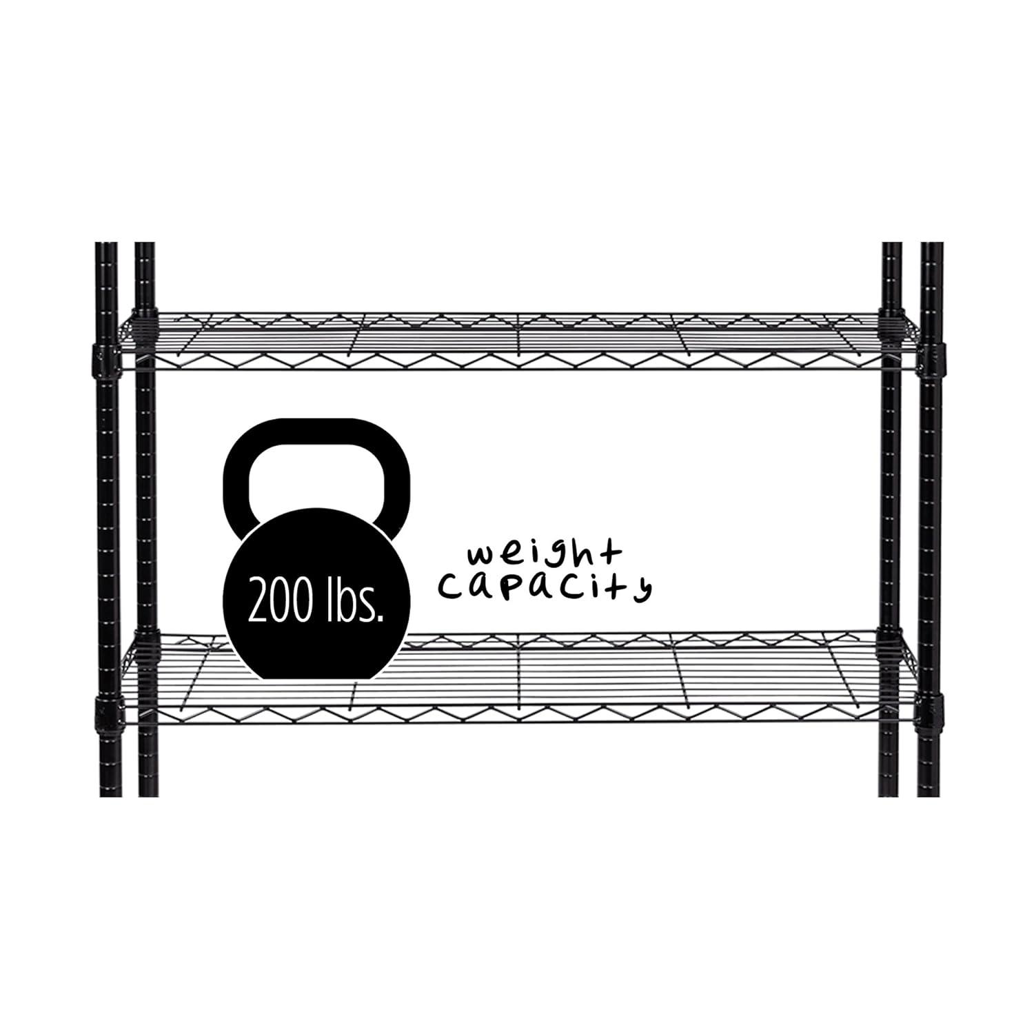 Honey-Can-Do 72 in. H X 14 in. W X 36 in. D Steel Shelving Unit