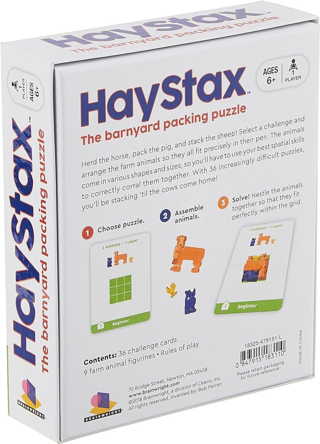 Hay Stax - Brainwright - The Barnyard Packing Puzzle