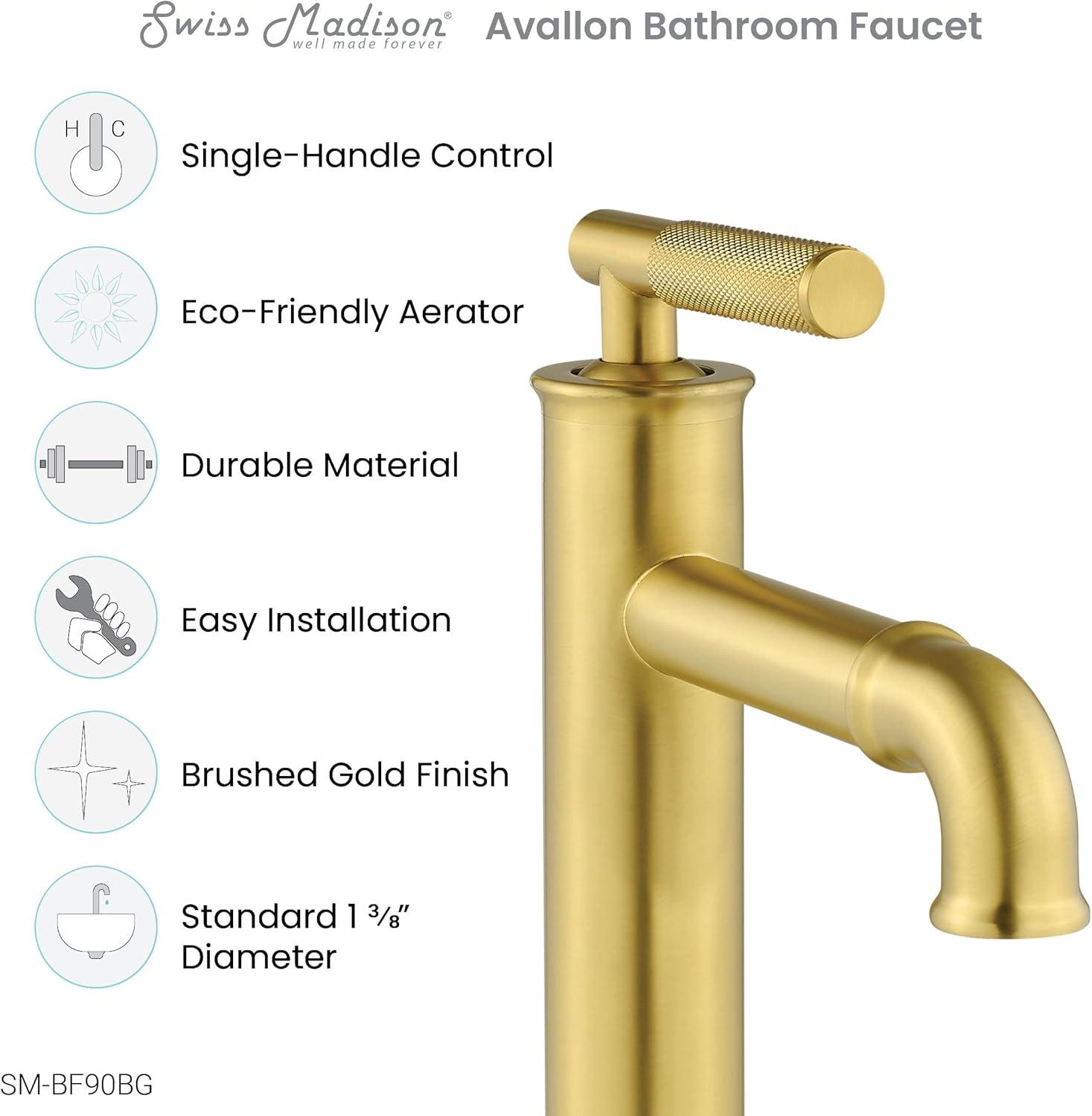 Avallon Single Hole, Single-Handle Sleek, Bathroom Faucet