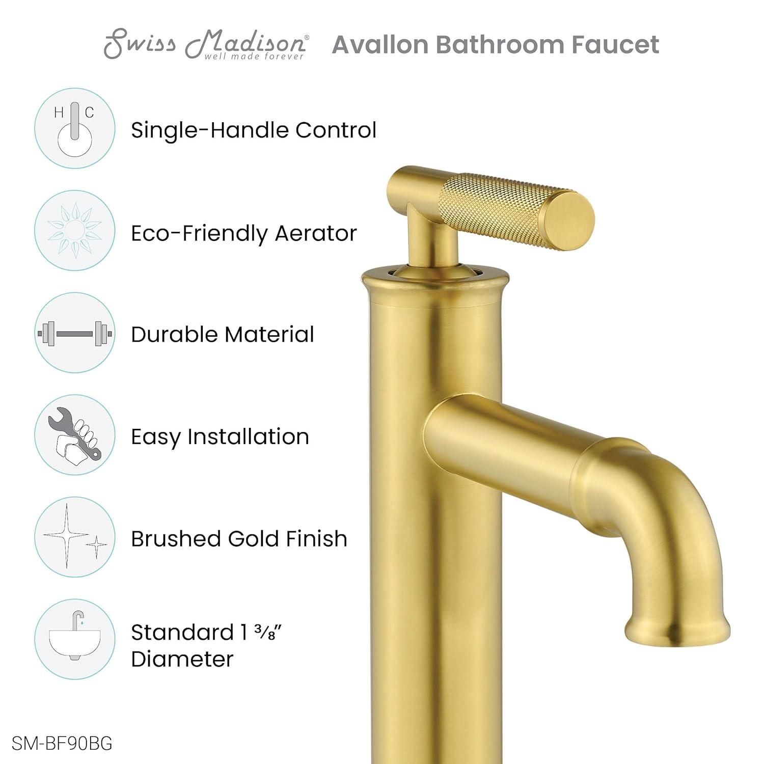 Avallon Single Hole, Single-Handle Sleek, Bathroom Faucet