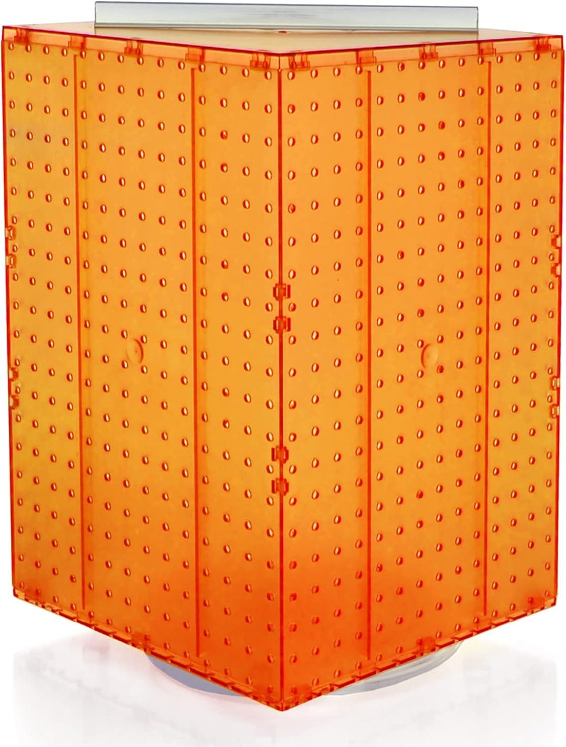 Four-Sided Revolving 14"W x 20"H Pegboard Counter Display