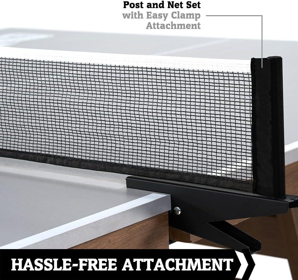 Hall of Games Hall of Games Regulation Size Indoor Ping Pong Tennis Table, 19mm Thick