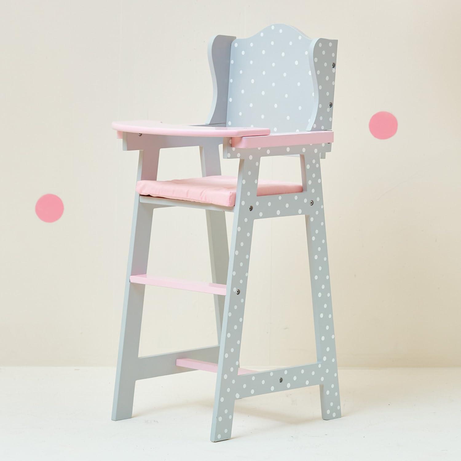 Olivia's Little World Olivia's Little World Wooden Baby Doll High Chair