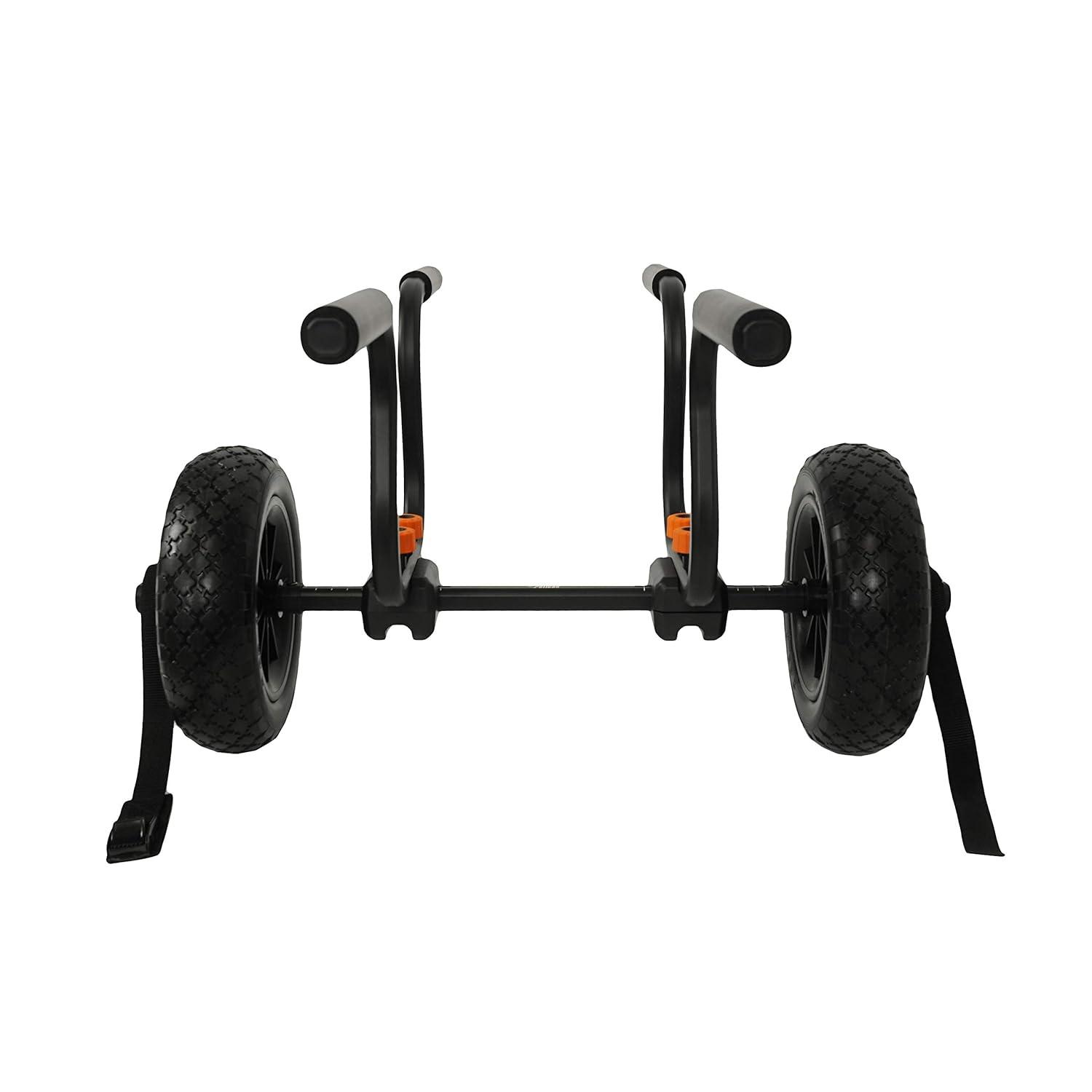 Pelican, Deluxe Cart for Canoe, Kayak and SUP, Black