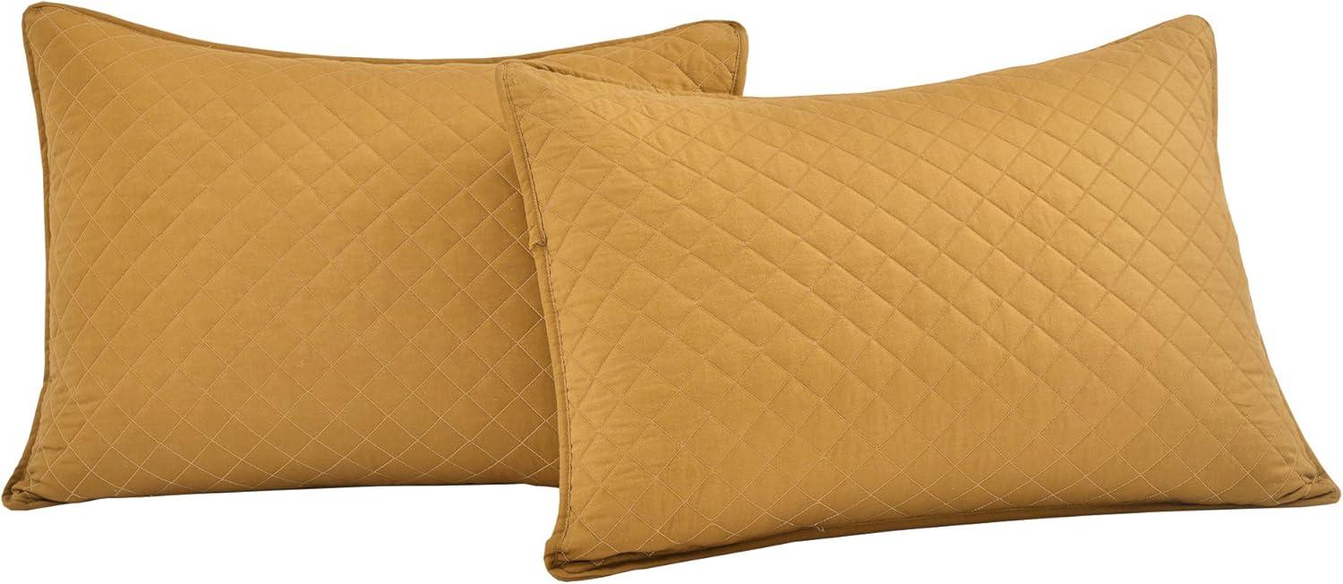 Lush Decor Ava Diamond Standard Cotton Modern & Contemporary Quilt Set