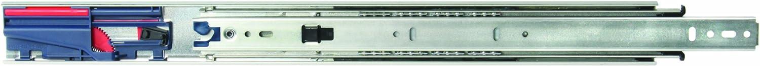 18" Silver Steel Soft-Close Drawer Slide Pair