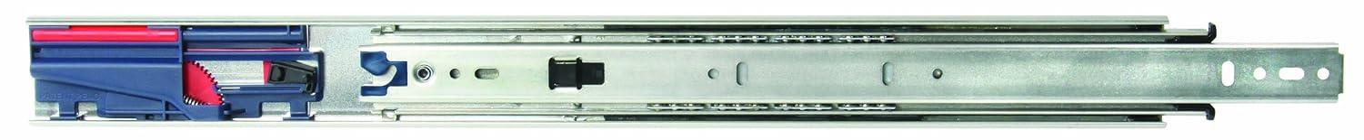 18" Silver Steel Soft-Close Drawer Slide Pair