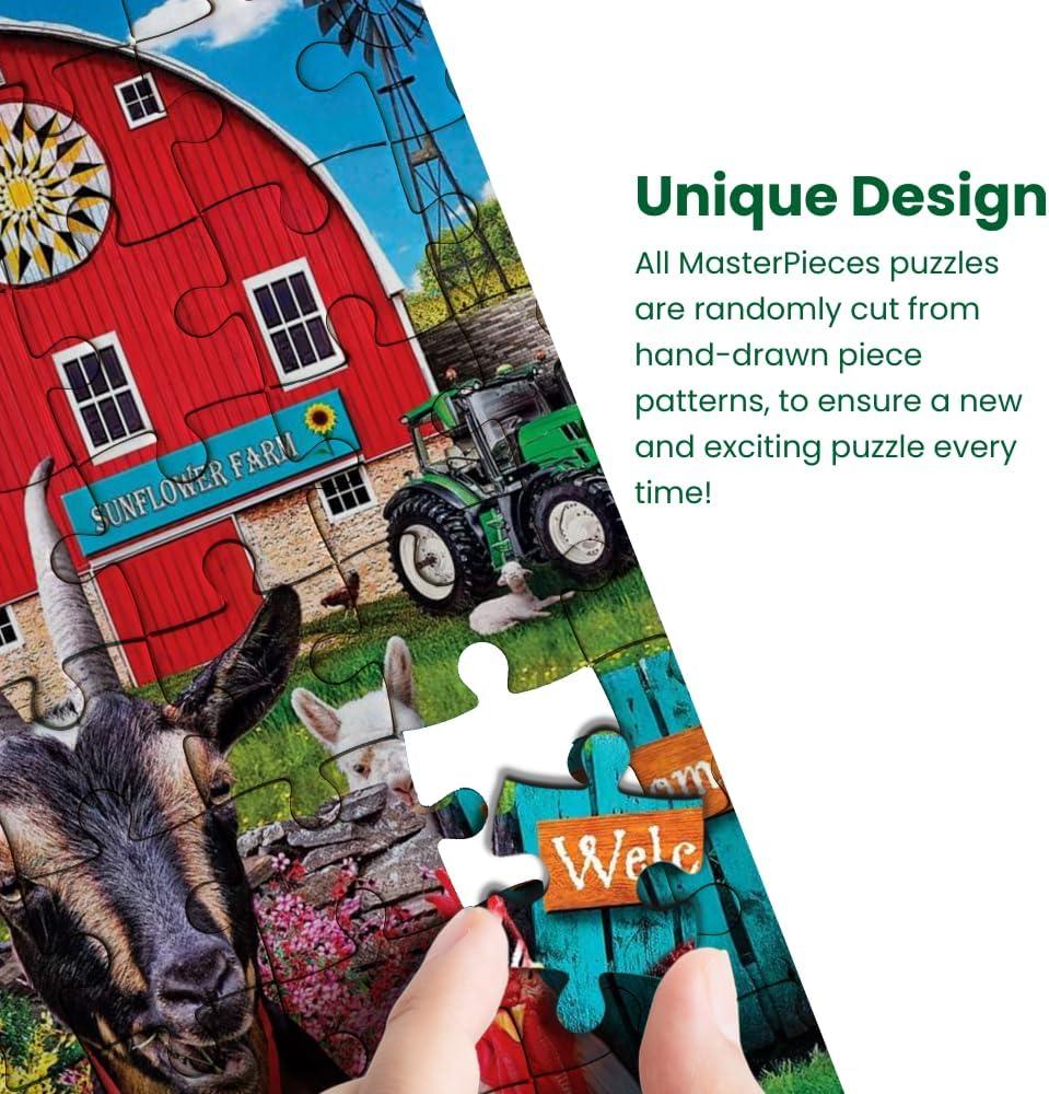 MasterPieces Inc Neighs & Nuzzles 300 Piece Large EZ Grip Jigsaw Puzzle