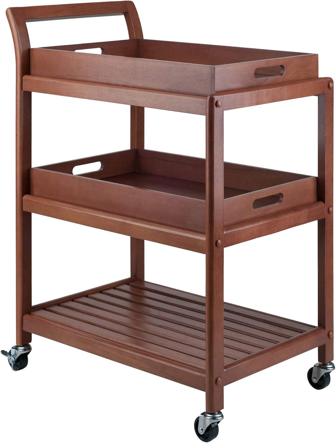 Albert 33.27'' H x 24.8'' W Utility Cart with Wheels