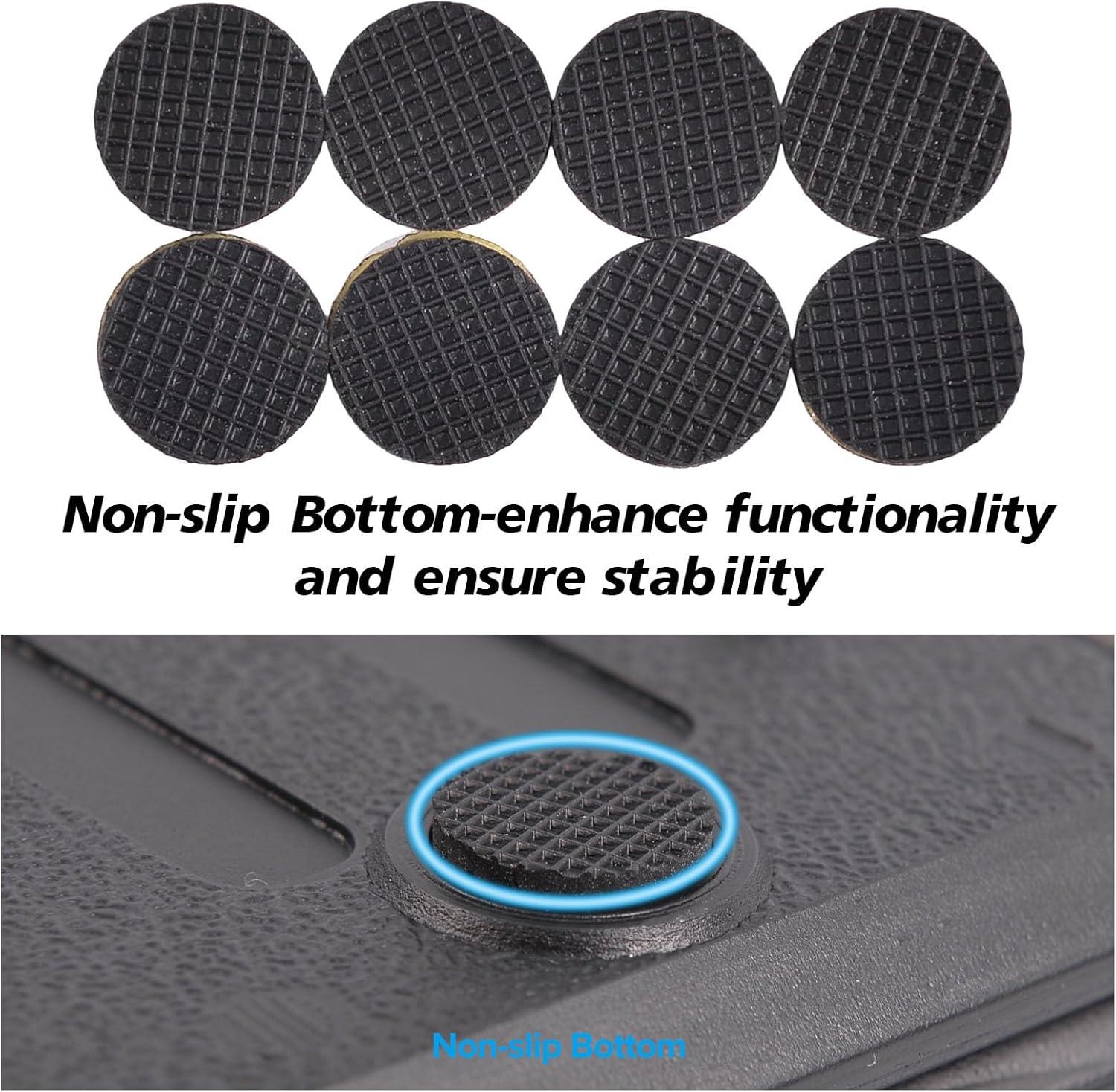 Foot Rest for Under Desk at Work 4-Level Height Adjustable, Ergonomic Foldable Footrest for Office, Gaming,Computer, Soft & Removable Pad Desk Foot Stool Suitable for All Seasons