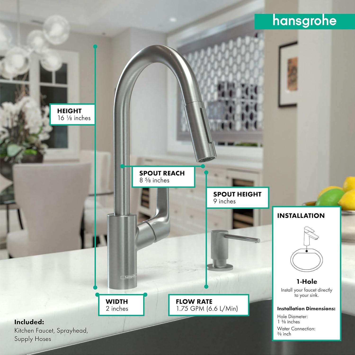 Focus Single Handle Kitchen Faucet