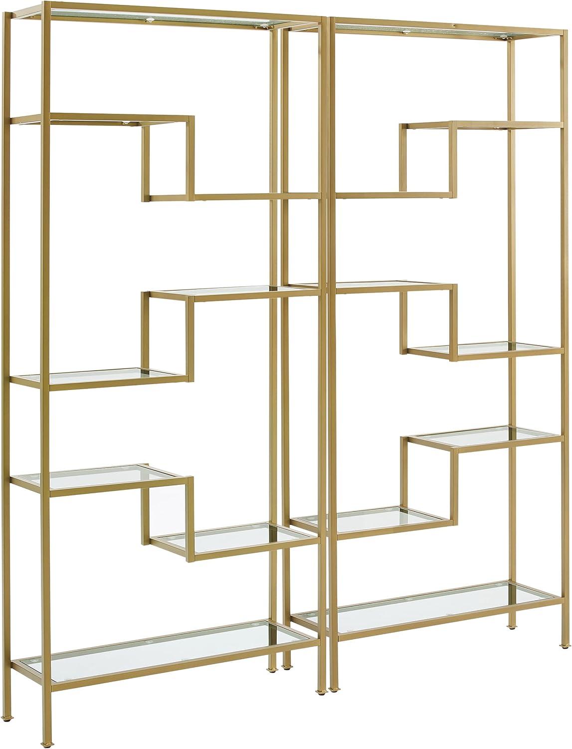 78" 2pc Sloane Etagere Set - Crosley