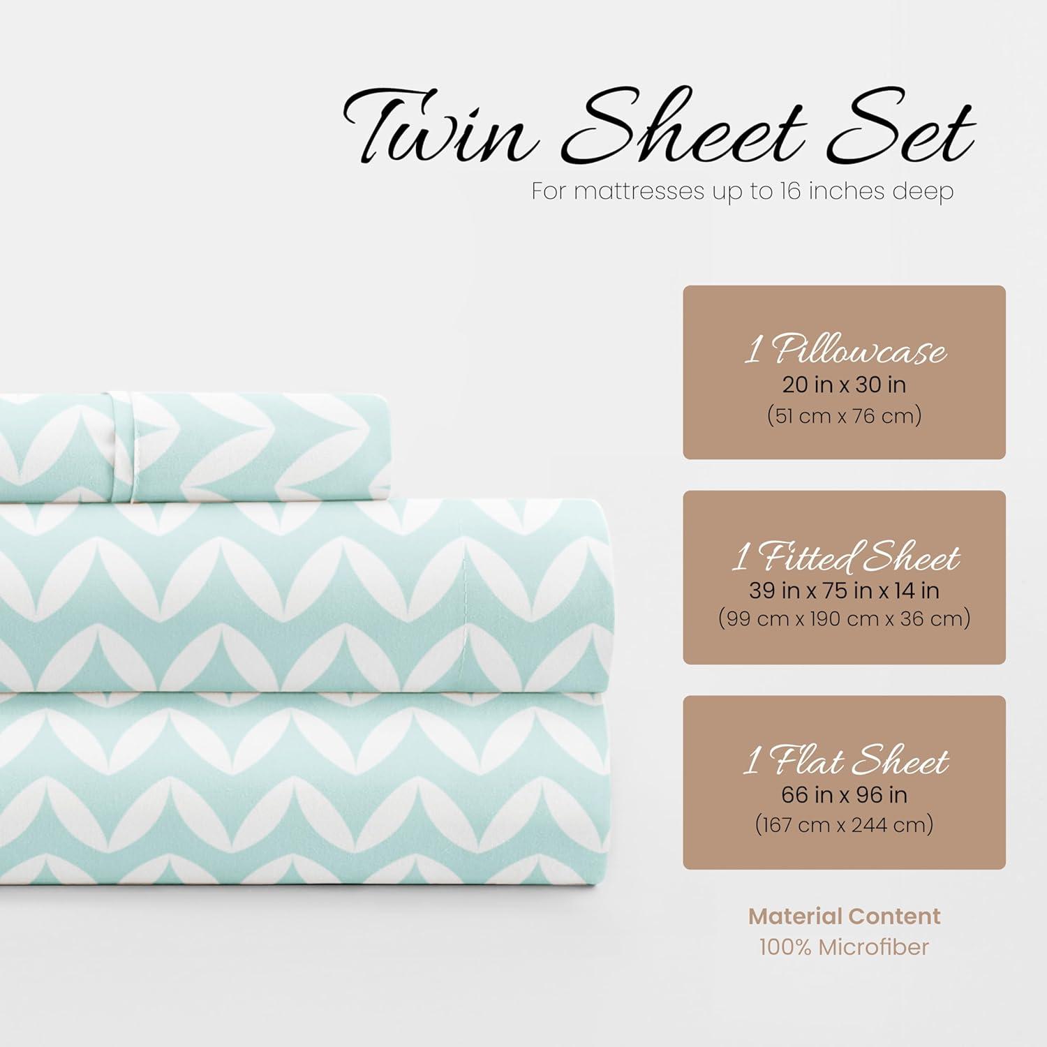 Simply Soft Chevron Geo Pattern Sheet Set