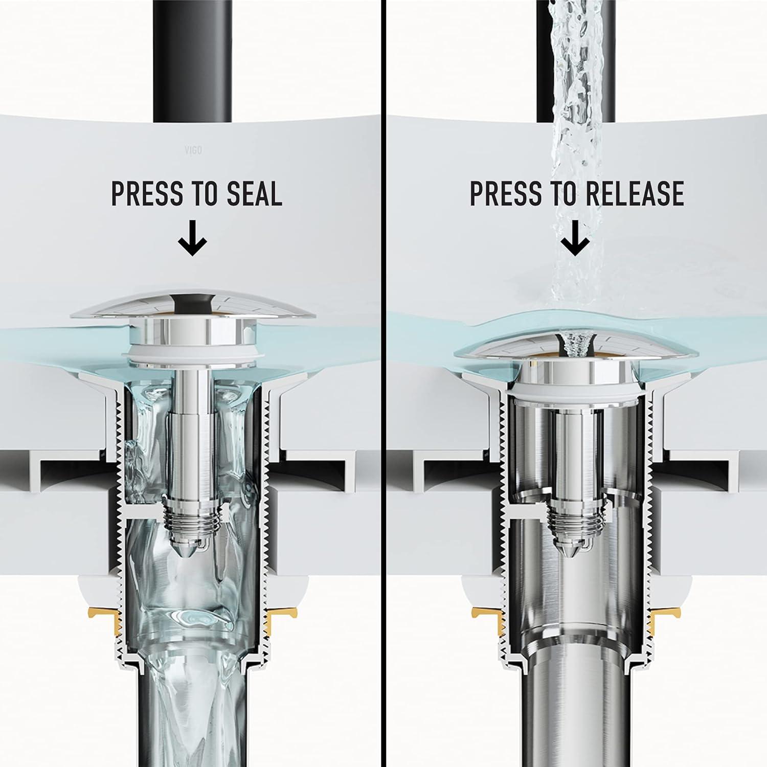 Pop-Up Bathroom Sink Drain