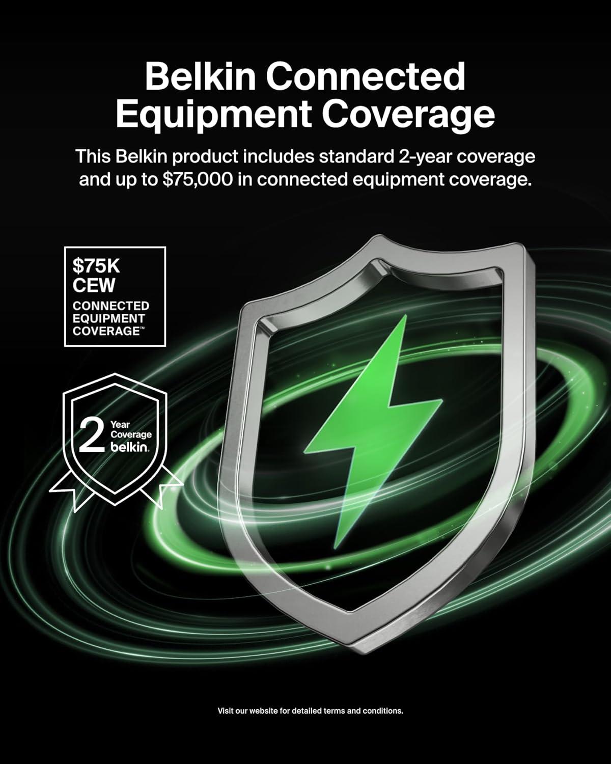 Belkin Ultimate 7-Outlet Surge Protector BV107030-04-BLK