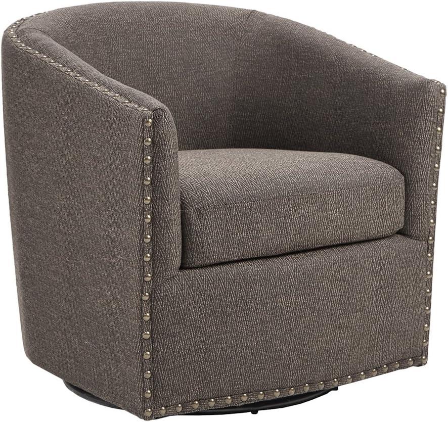 George Oliver Swivel Chair, Barrel Chair, Accent Chair, Living Room Single Chair