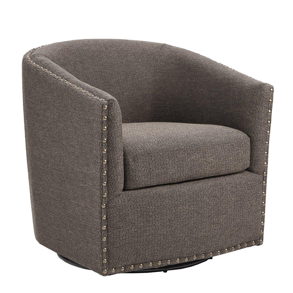 George Oliver Swivel Chair, Barrel Chair, Accent Chair, Living Room Single Chair