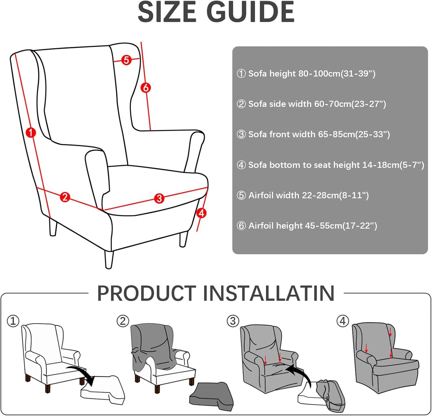 Mercer41 T-Cushion Armchair Slipcover