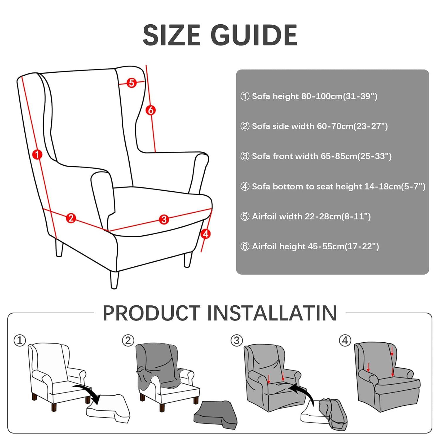 Mercer41 T-Cushion Armchair Slipcover