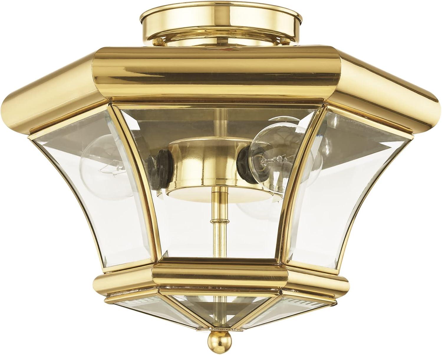 Livex Lighting Monterey 3 - Light Flush Mount in  Brushed Nickel