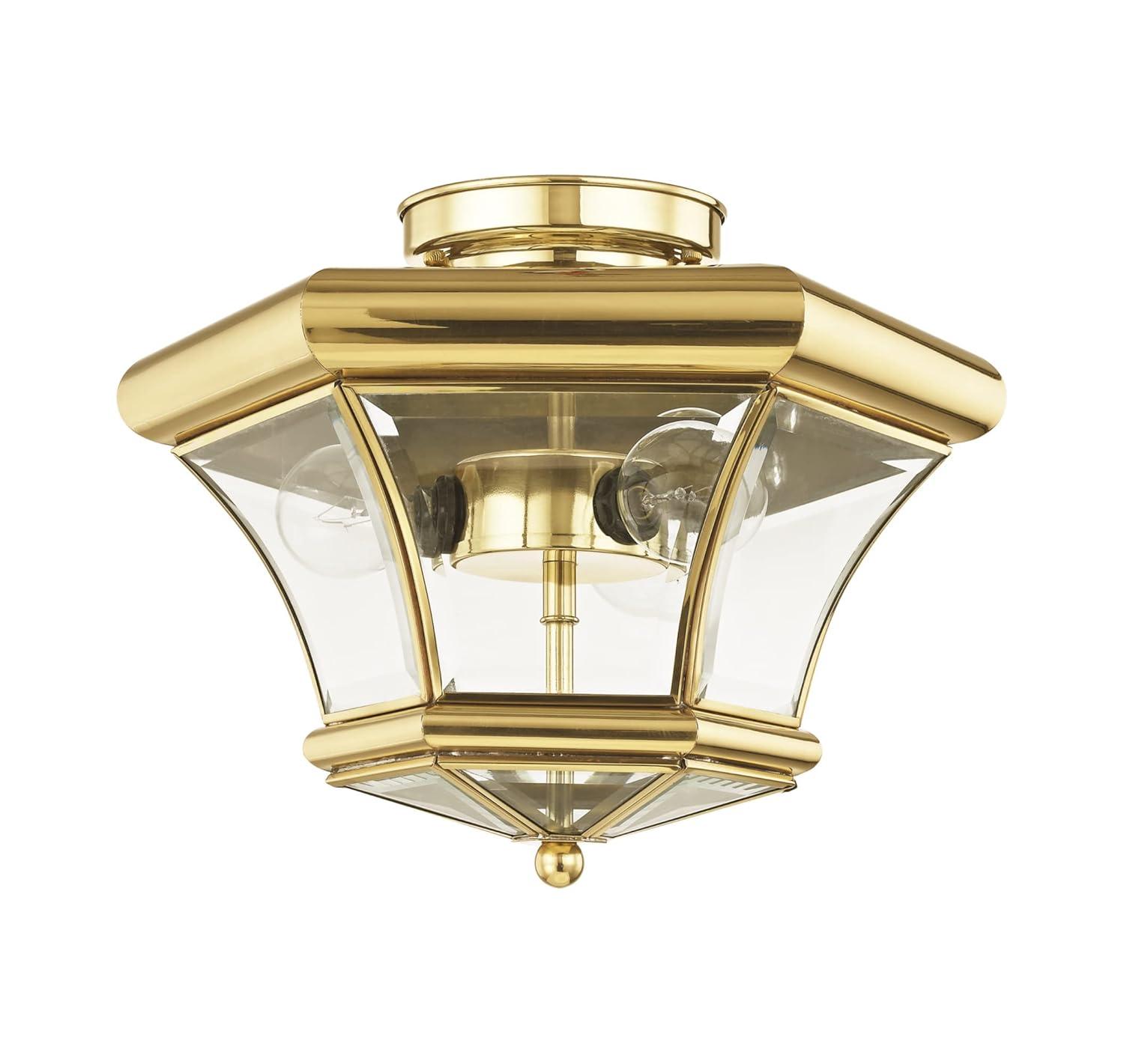 Livex Lighting Monterey 3 - Light Flush Mount in  Brushed Nickel