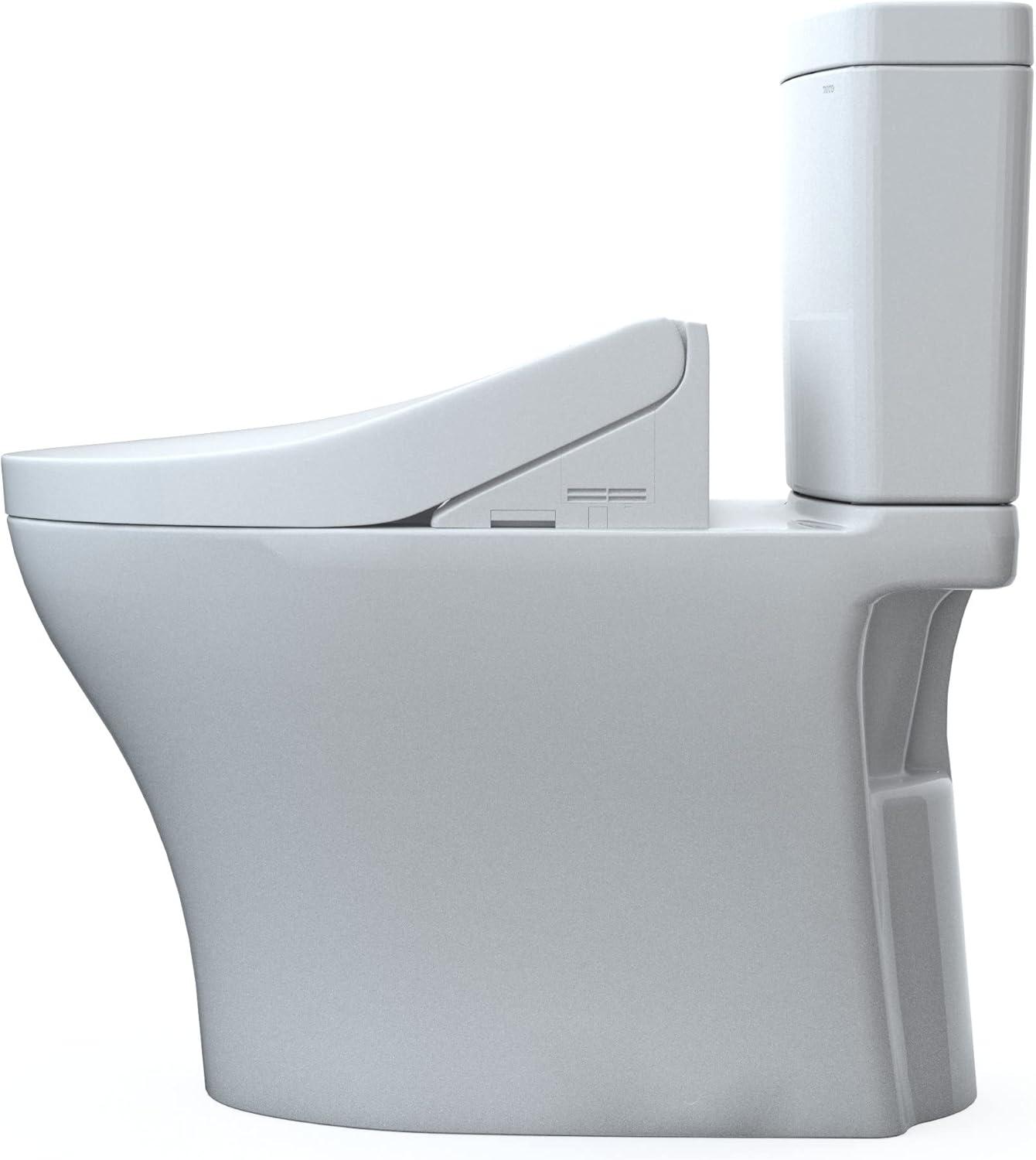 Aquia® Dual-Flush Elongated Bidet Toilet with Tornado Flush (Seat Included)